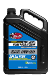 Red Line Pro-Series DEX1G2 SN+ 0W20 Motor Oil - 5 Quarts - Single